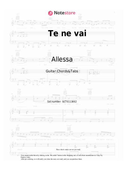 undefined Allessa, Bernhard Brink - Te ne vai