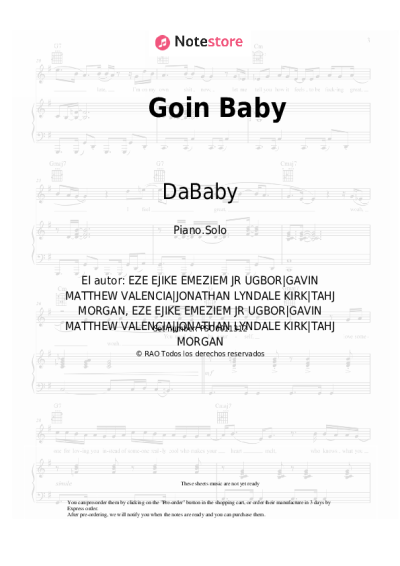 undefined DaBaby - Goin Baby