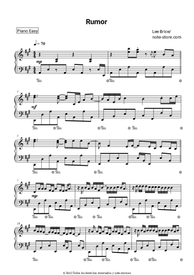 undefined Lee Brice - Rumor