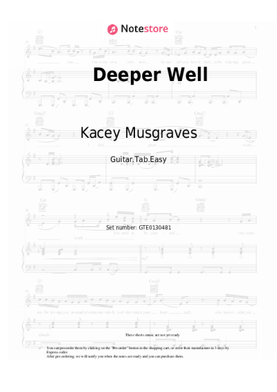 undefined Kacey Musgraves - Deeper Well