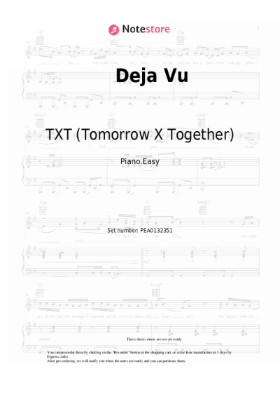 undefined Tomorrow X Together - Deja Vu