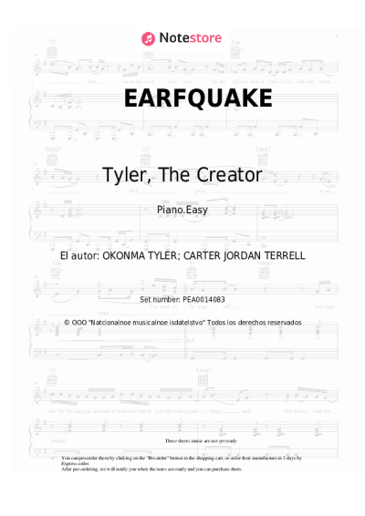 undefined Tyler, The Creator - EARFQUAKE