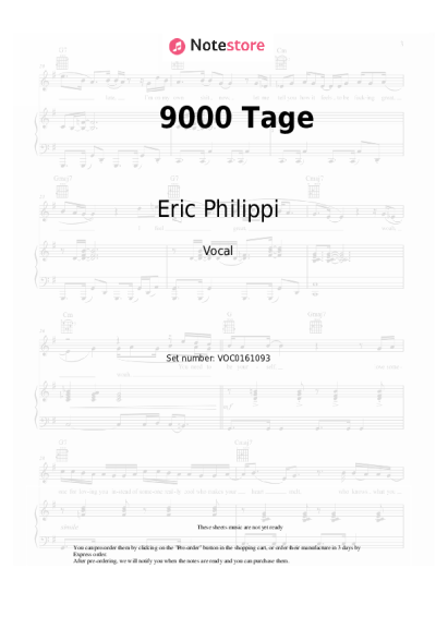 undefined Eric Philippi - 9000 Tage