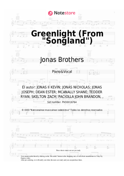 undefined Jonas Brothers - Greenlight (From Songland)