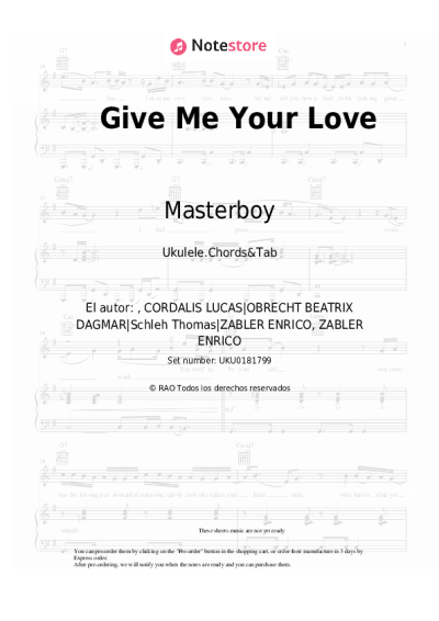 undefined Masterboy - Give Me Your Love