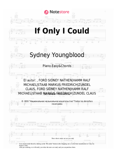 undefined Sydney Youngblood -  If Only I Could