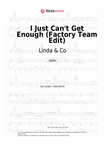 undefined Linda & Co - I Just Can't Get Enough (Factory Team Edit)