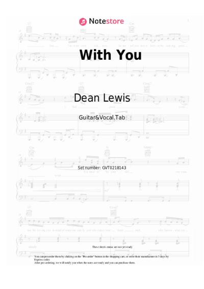 undefined Dean Lewis - With You