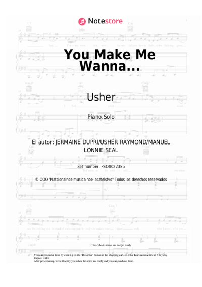 undefined Usher - You Make Me Wanna...