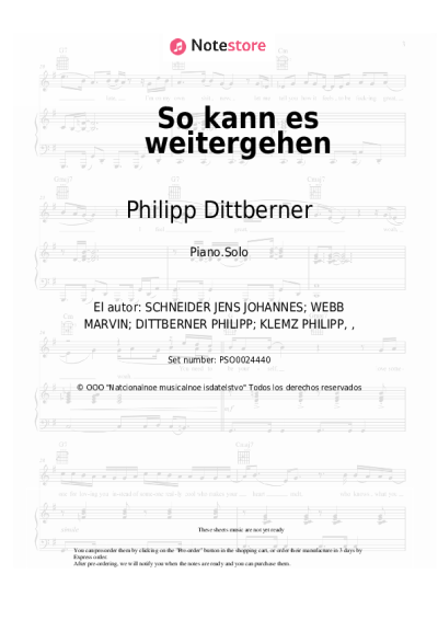 undefined Philipp Dittberner, Marv - So kann es weitergehen