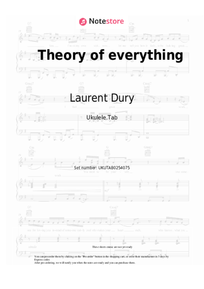 undefined Laurent Dury, Artsound - Theory of everything