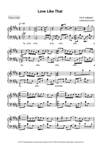 undefined Snoh Aalegra - Love Like That