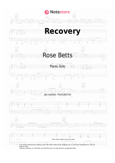undefined Rose Betts - Recovery