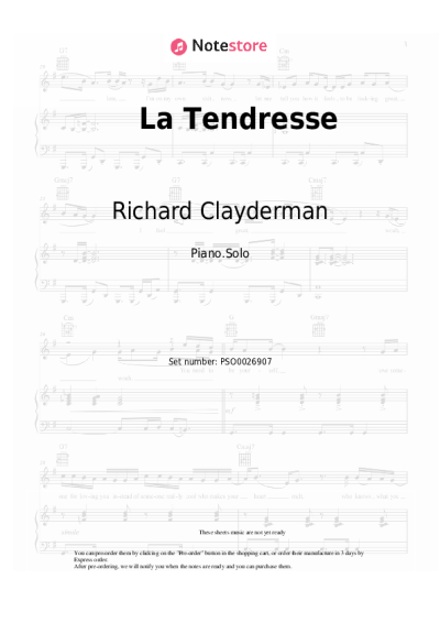 undefined Richard Clayderman - La Tendresse