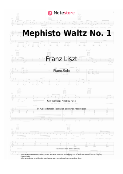 undefined Franz Liszt - Mephisto Waltz No. 1