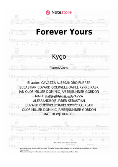 undefined Kygo, Avicii, Sandro Cavazza - Forever Yours
