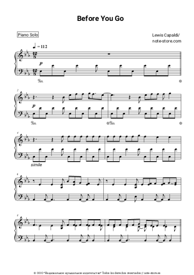 undefined Lewis Capaldi - Before You Go