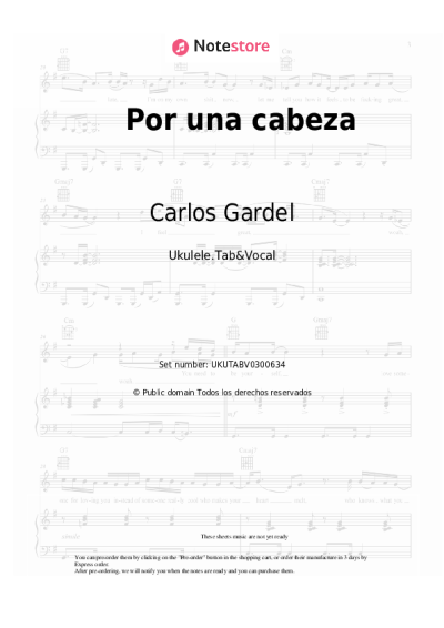 undefined Carlos Gardel - Por una cabeza