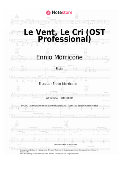 undefined Ennio Morricone - Le Vent, Le Cri (OST Professional)