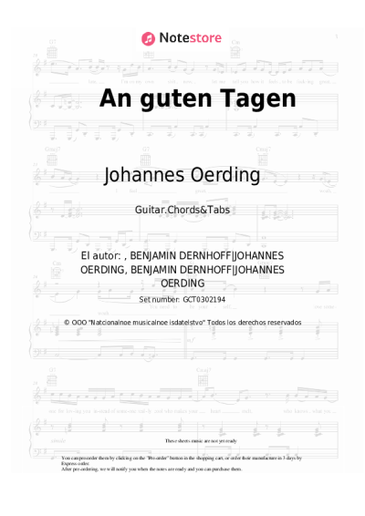 undefined Johannes Oerding - An guten Tagen