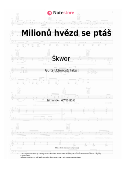 undefined Škwor - Milionů hvězd se ptáš