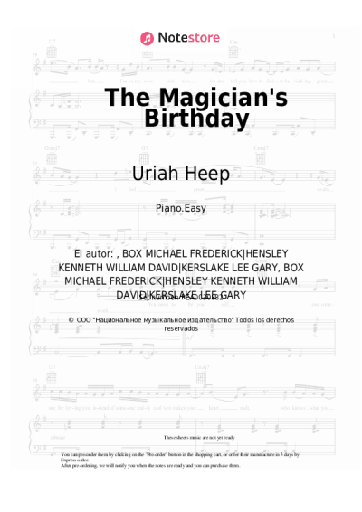 undefined Uriah Heep - The Magician's Birthday
