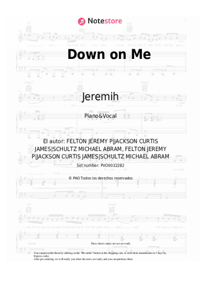 undefined Jeremih, 50 Cent - Down on Me