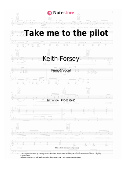 undefined Keith Forsey - Take me to the pilot