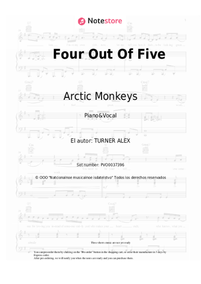 undefined Arctic Monkeys - Four Out Of Five