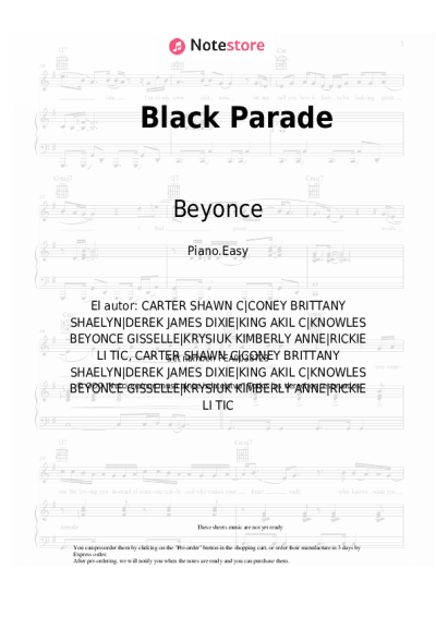 undefined Beyonce - Black Parade