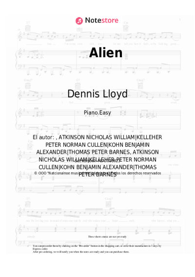 undefined Dennis Lloyd - Alien