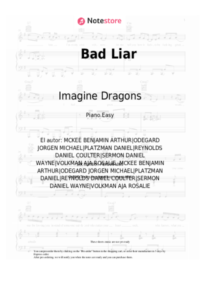 undefined Imagine Dragons - Bad Liar