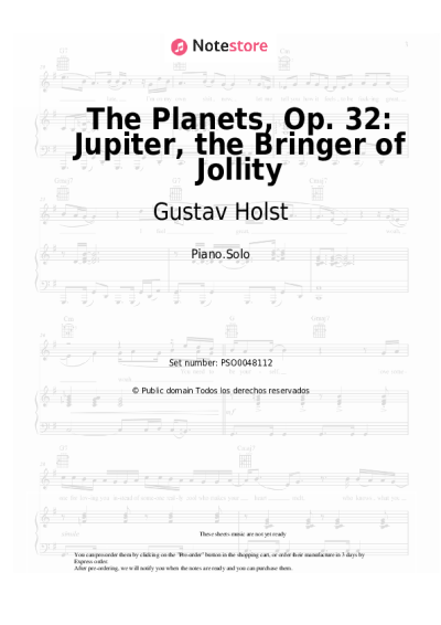 undefined Gustav Holst - The Planets, Op. 32: Jupiter, the Bringer of Jollity
