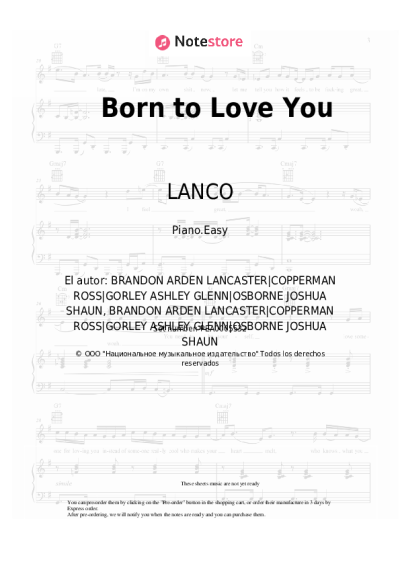 undefined LANCO - Born to Love You