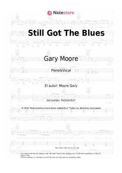 undefined Gary Moore - Still Got The Blues